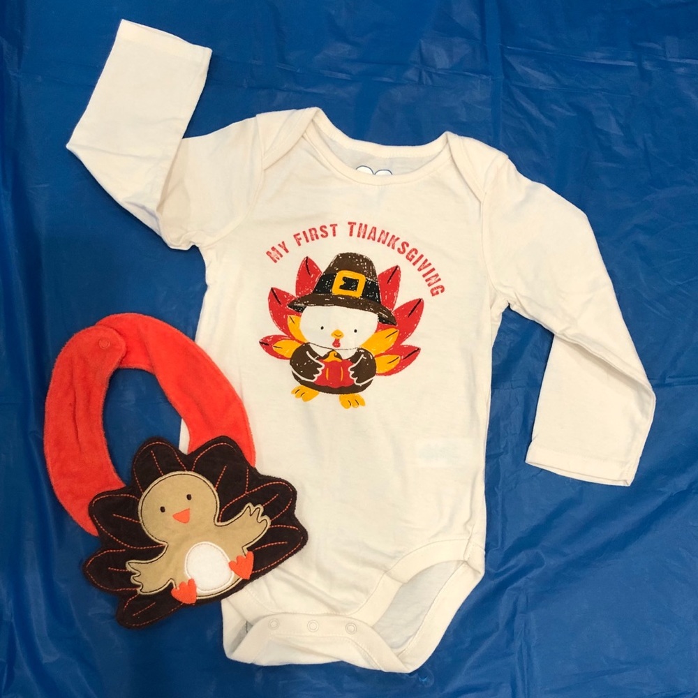 Thanksgiving Shirt and Bib